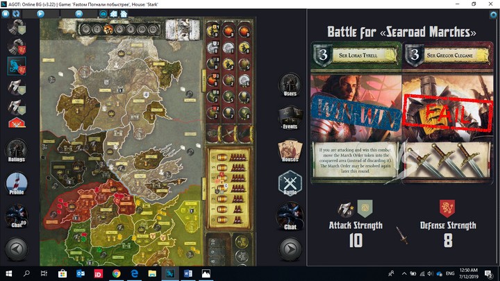 Board Game of Thrones Online